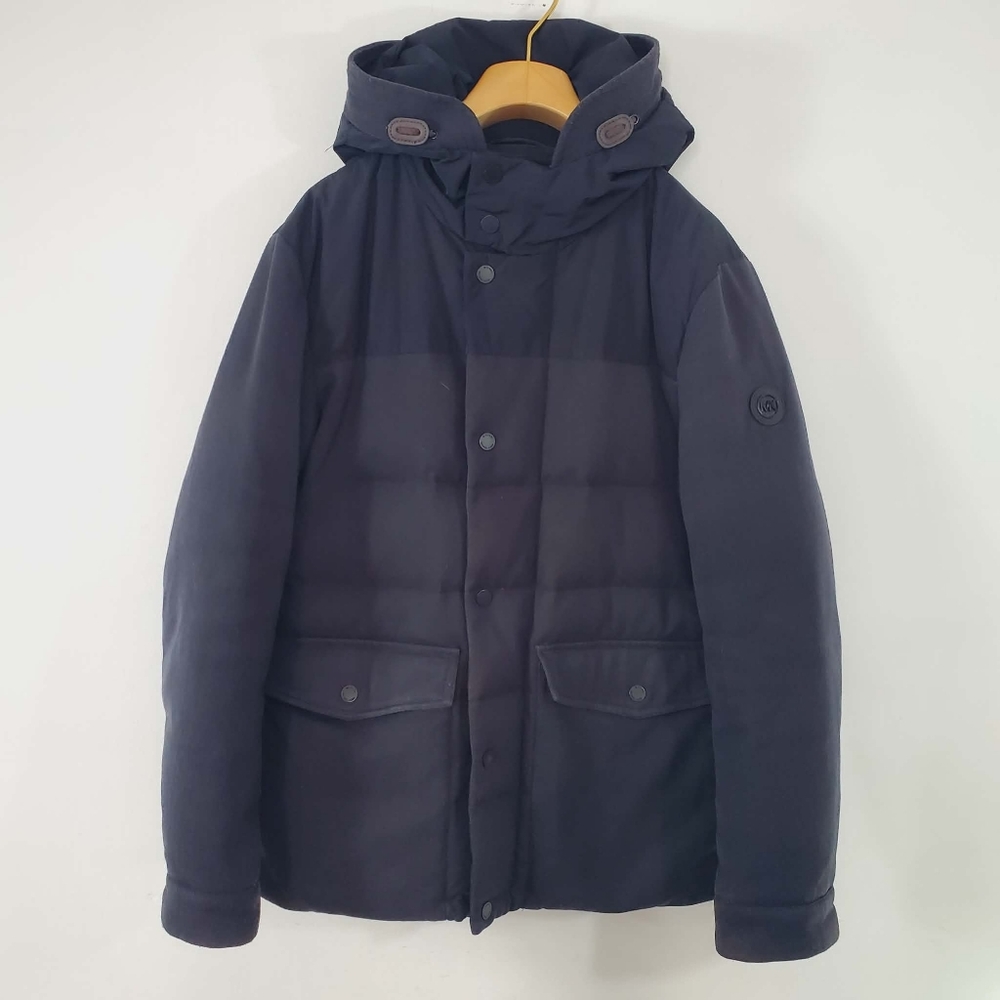 Michael Kors Down Parka Puffer Coat Size S Quilted Black